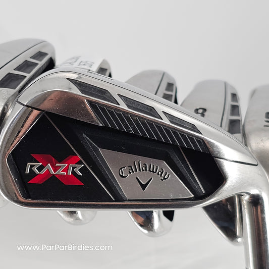 Callaway Razr X Iron Set 4-9 Uniflex