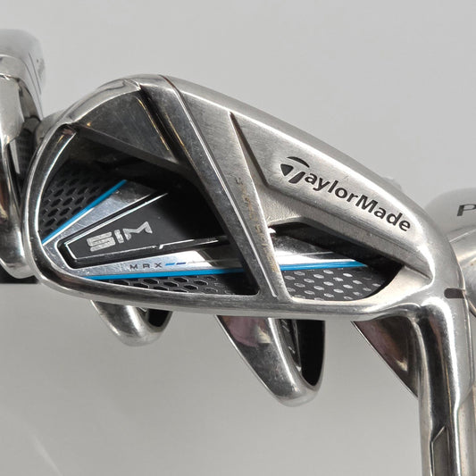 TaylorMade SIM Max Iron Set 4-PW, AW Stiff