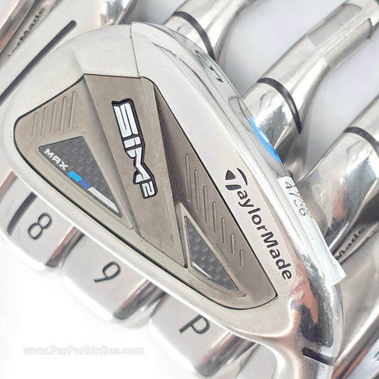 TaylorMade SIM2 Max Iron Set 5-PW, AW Stiff