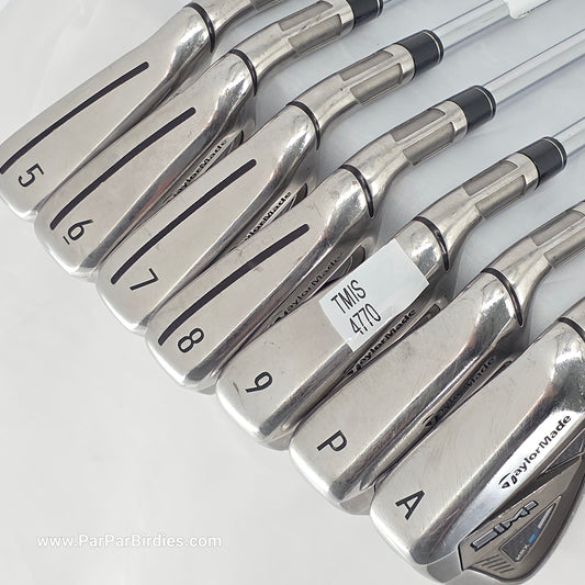 TaylorMade SIM2 Max Iron Set 5-PW, AW Stiff