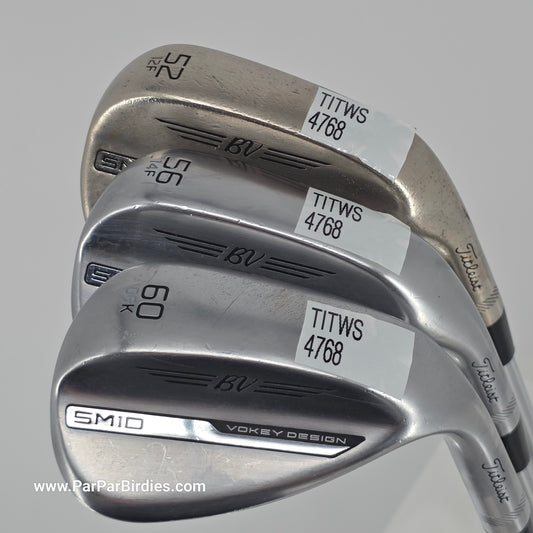 Titleist Vokey SM10 Wedge Set 52/56/60°