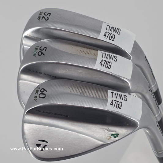 TaylorMade Milled Grind 4 Wedge Set 52/56/60°