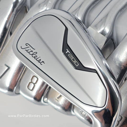 Titleist 2022 T200 Iron Set 4-PW, AW Stiff