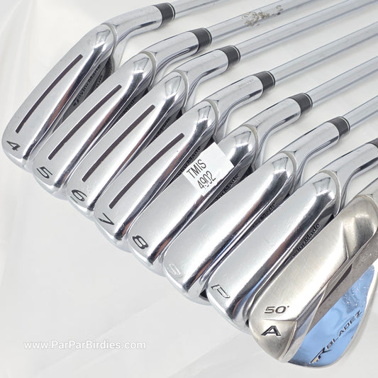 TaylorMade Rbladez Tour Iron Set 4-PW, AW Stiff